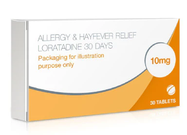 Allergy & Hayfever Relief Loratadine 30 Tablets