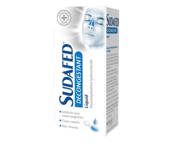 Sudafed decongestant liquid