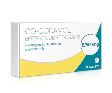 Co-codamol 8/500mg Effervescent 32 Effervescent Tablets